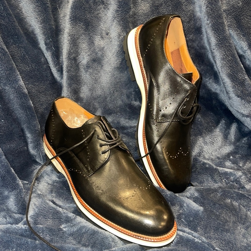 NEW! Ike by Ike Behar Black Men’s Dress Shoes Callum Oxford Size 7.5